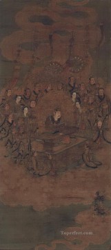 deidad taoísta del cielo Wu Daozi chino tradicional Pinturas al óleo